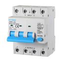Interruttore magnetotermico Differenziale 3P+N 25A 4.5kA 30mA 380V 4 Moduli DIN Ettroit JXB1L-63-3P+N-25A