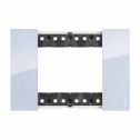 Abdeckrahmen Bticino Living Now 3 Module farbe Sky KA4803DA
