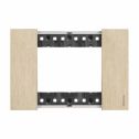 Abdeckrahmen Bticino Living Now 3 Module Gold KA4803ZW