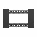 Abdeckrahmen Bticino Living Now 4 Module farbe schwarz KA4804KG