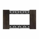 Abdeckrahmen Bticino Living Now 4 Module farbe nussbaum KA4804LG