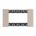 Abdeckrahmen Bticino Living Now 4 Module farbe Optic KA4804MM