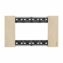 Abdeckrahmen Bticino Living Now 4 Module farbe Gold KA4804ZW
