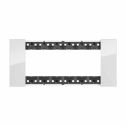 Abdeckrahmen Bticino Living Now 6 Module farbe Eis KA4806DW