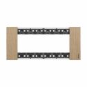 Abdeckrahmen Bticino Living Now 6 Module holz farbe Eiche KA4806LM