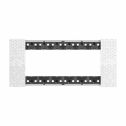 Abdeckrahmen Bticino Living Now 6 Module farbe Pixel KA4806MW
