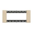 Abdeckrahmen Bticino Living Now 6 Module farbe Gold KA4806ZW