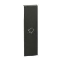 Abdeckung Bticino Living Now mit symbol glocke 1M schwarz KG01D