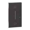 Abdeckung Bticino Living Now Symbol KOMMT & BEENDEN Wireless-Schwarz KG40M2