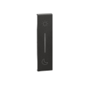 Covers BTicino Living Now lightable night/day symbol for flush-mounted wireless scenario control 1 module - black KG41
