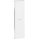 Lightable covers Bticino Living Now with key symbol - white KW01F
