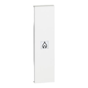 Lightable covers BTicino Living Now with heating symbol 1 module - white KW01PN