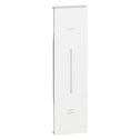Beleuchtbare abdeckung BTicino Living Now für angeschlossenen dimmer/schalter 1 modul - weiß KW33