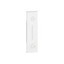 Cover BTicino Living Now in/out symbol for flush-mounted wireless scenario control 1 module - white KW40