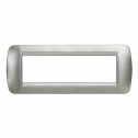 Rahmen Living International 7 Module - Stahl gebürstet L4807AST