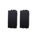 Obturateur compatible Bticino Livinglight couleur noir paquet 2pcs
