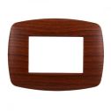 Ettroit Plaque compatible Bticino Livinglight 3 modules slim plastique, couleur bruyère - LN87303