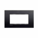 Plaque rectangulaire 4 modules - Anthracite LNA4804AR