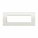 Placca rettangolare 7 moduli - Bianco LNA4807BI