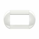 Elliptic cover plate 4 modules - White LNB4804BI