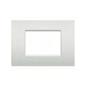 Bticino LNC4803PR AIR Platte 3 weiße Perle Living Light