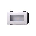 Lampe encastrable LED 2.4W 220V blanc chaud 3000K compatible Bticino Matix couleur blanc Ettroit MT0323