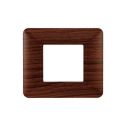 Plaque compatibles Bticino Matix 2 modules plastique couleur radica