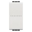 N4051N Bticino Schalter 1P 10 AX axial Living Light Weiß