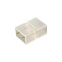 Doppio pin di collegamento impermeabile per strisce led 230v - 1pz