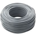 Câble électrique unipolaire CPR FS17 450/750 1X6mm² gris écheveau 100m 1x6