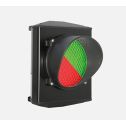 SML1LRG230V Feu tricolore en aluminium avec lentilles LED bicolores rouge/vert 230V diamètre 120mm IP65