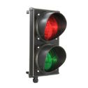 Traffic light with two 230V LED lights 120mm IP65