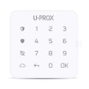 Mini tastiera touch senza fili wireless 868MHz colore bianco usata per inserire/disinserire il sistema di sicurezza U-Prox Keypad G1