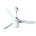 Deckenventilator mit Licht 1xE27 Vortice Nordik 1S/L 120/48" Senza GR.COM. Weiß - sku 61101