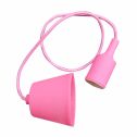 E27 Decoration Pendant Holder 1MT - Mod. VT-7228 SKU 3479 - Pink