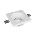 V-TAC VT-776SQ Spot LED Carré Encastré Plâtre Blanc Φ120mm GU10 GU5.3 sku 3641