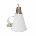 Moderne Pendant 1MT E27 Elegant Stylish Ф220mm - Mod. VT-7520 SKU 3702 - Sand Finish Blanc