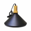 Modern Pendant Light 1MT E27 Elegant Stylish Ф350mm - Mod. VT-7535 SKU 3764 - Black Wooden