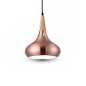 Lampadario Portalampada 1MT E27 Elegant Ф230mm- Copper Ora Rosa