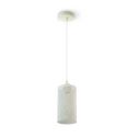 Lampadario Portalampada 1MT E27 Ф130mm - Metallo traforato bianco - Mod VT-7132 - SKU 3829