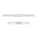 12W LED Designer Bend Glass Wall Fixture Chrome 900LM Mod. VT-7013 - SKU 3896 - Day White 4000K