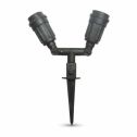 ABS Garten Spike Double Head E27x2 IP44 230V - 7045