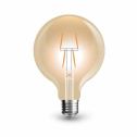 Lampada Globo LED filamento Vintage Ambra 4W Е27 G80 2200K 400LM