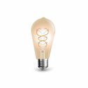 Lampada LED filamento Vintage Ambra 5W Е27 ST64 2200K 300LM
