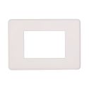ETTROIT AN87301 Plaque fine 3P série Moon couleur blanche compatible avec Bticino Axolute Air