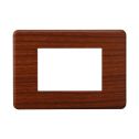ETTROIT AN87303 Plaque fine 3P série Moon couleur bruyère compatible avec Bticino Axolute Air