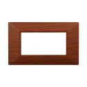 ETTROIT AN90403 4P Plaque Pyramide Série Lune Couleur Briar Compatible avec Bticino Axolute