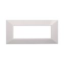 ETTROIT AN90601 Plaque Pyramide 6P Couleur Blanc Compatible avec Bticino Axolute