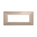 ETTROIT AN90610 6P Plaque Pyramide Série Lune Couleur Bronze Compatible avec Bticino Axolute