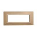 ETTROIT AN90611 6P Plaque Pyramide Série Lune Couleur Or Compatible avec Bticino Axolute